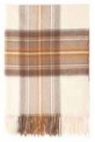 Johnstons - Cashmere stole Natural Dress Stewart